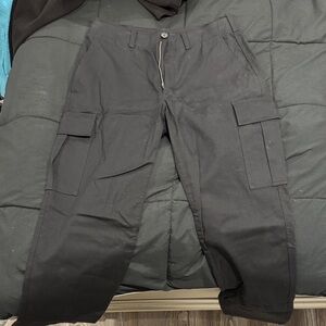 Theory Men's Black Cargo Pants
